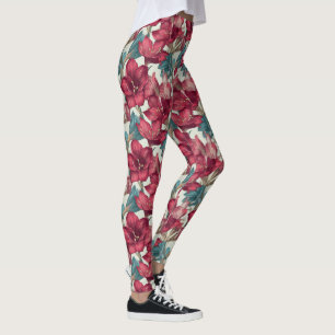 Leggings Vêtements de gym sarcelle Amaryllis Étincelle Cade