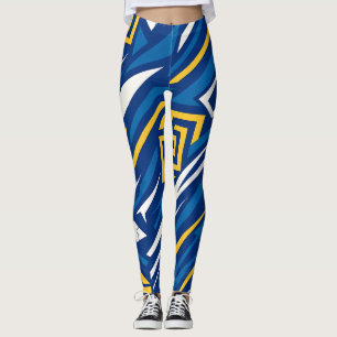 Leggings Vêtements de sport à géométrie grecque moderne   P