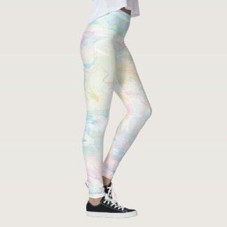 Leggings Vêtements de sport abstraits en aquarelle pastel L