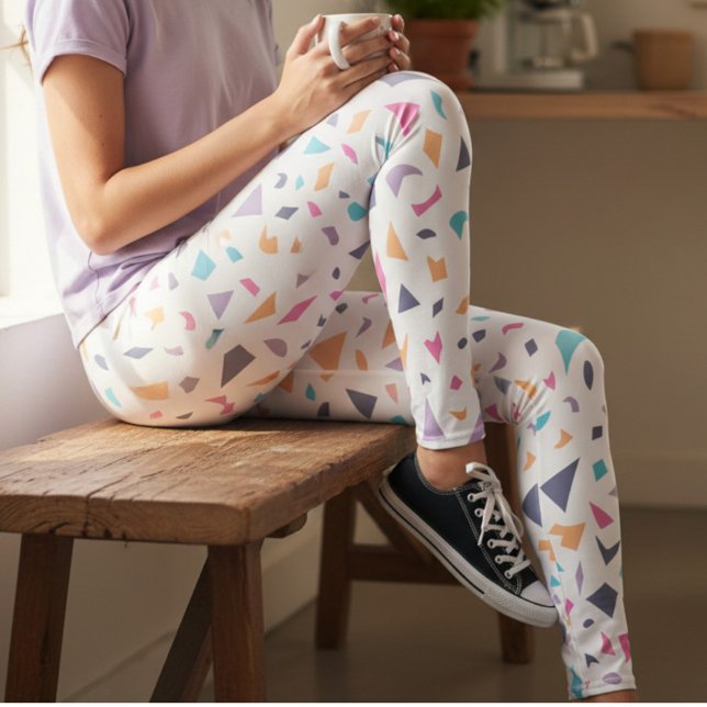 Leggings Vêtements de sport actifs à impression abstraite p (Créateur téléchargé)