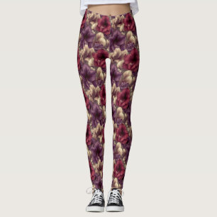 Leggings Vêtements de sport Fleur Amaryllis Pétale Saint-Va