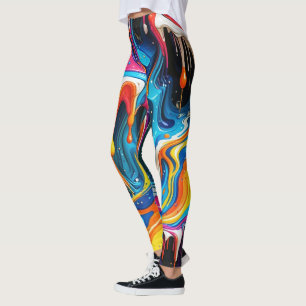 Leggings Vêtements de surface abstraits 1217 - Jeggings