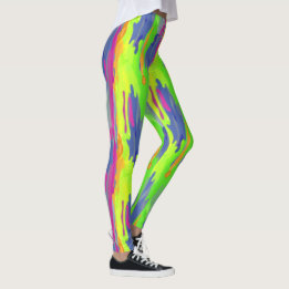 Leggings Vêtements Motifs verticaux Camo Arc-en-ciel de Neo