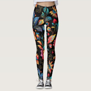 Leggings Vibrant floral
