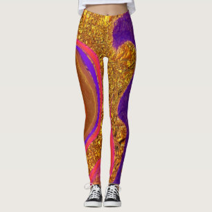 Leggings vibratory color art