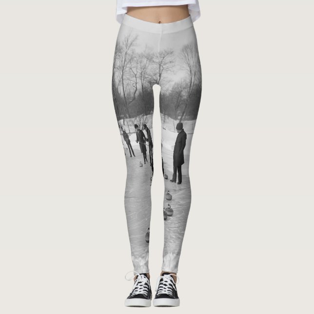 Leggings Vieille école de bordage SUPÉRIEURE (Devant)