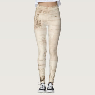 Leggings Vieux arrière - plan de texture de papier grungy.