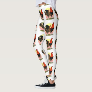 Leggings Vieux jeu anglais Bantam : BB Red