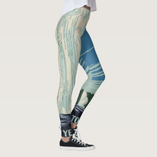 Leggings Vieux Old Faithful dans le parc national de Yellow