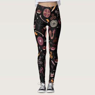 Leggings Viking : Conception Graphique, Intransparente.