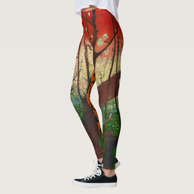Leggings Vincent van Gogh - Arbre à prune floraison (Gauche)