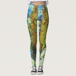 Leggings Vincent Van Gogh Deux Peupliers à Saint-Rémy