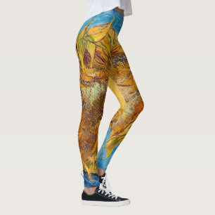 Leggings Vincent van Gogh - Deux tournesols coupés