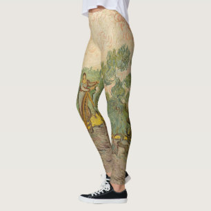 Leggings Vincent van Gogh - Femmes cueillette d'olives