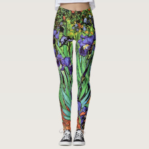 Leggings Vincent Van Gogh - Irises - Art de l'amour des fle