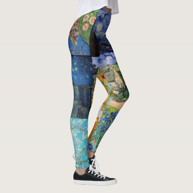 Leggings Vincent Van Gogh - Masterpieces Patchwork (Droite)