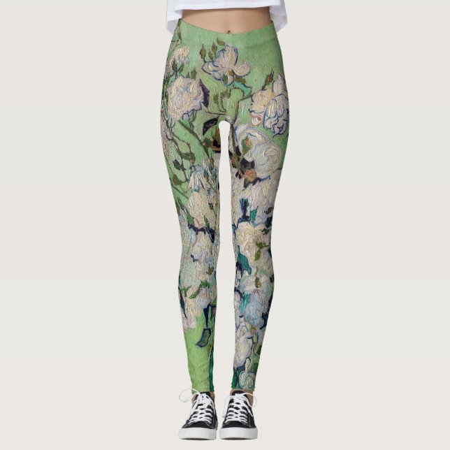 Leggings Vincent van Gogh - Rose (Devant)