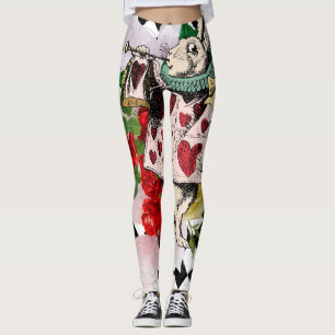 Leggings Vintage Alice au pays des merveilles