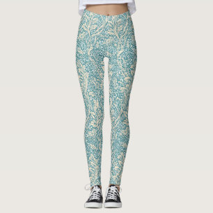 Leggings Vintage William Morris Arcadia Floral Sans Couture