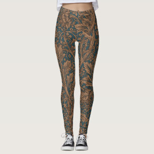 Leggings Vintage William Morris Arcadia sans couture