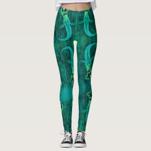 Leggings vintages de sirène
