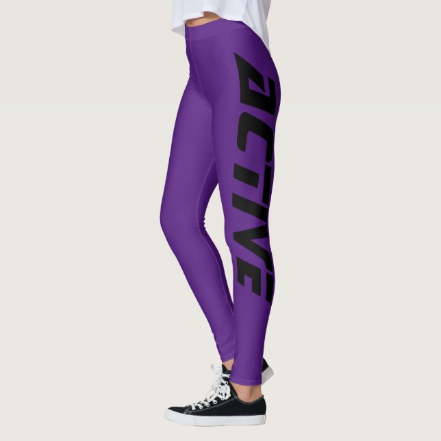 Leggings Violet Active (Gauche)