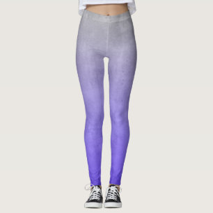 Leggings Violet bleu gris rustique ombre