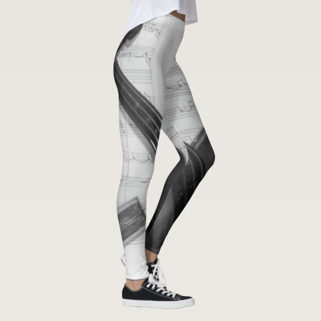 Leggings Violon et manuscrit (Droite)