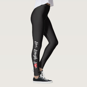 Leggings "Vis, ris, aime"
