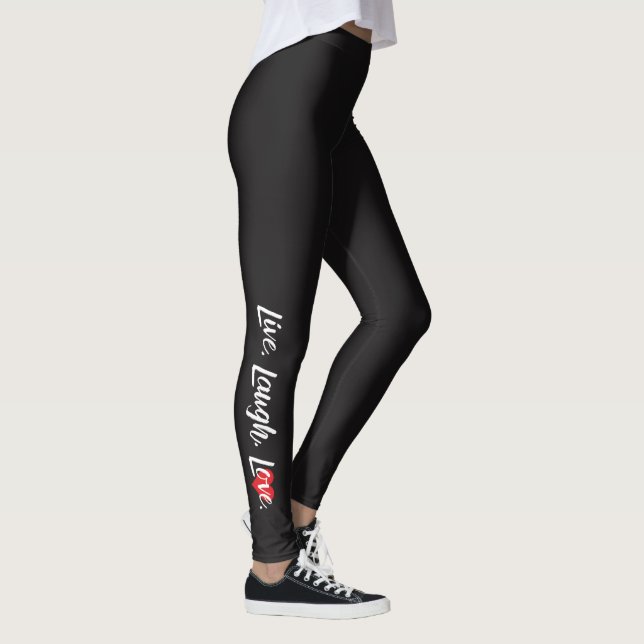 Leggings "Vis, ris, aime" (Droite)