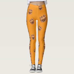 Leggings Visage de broyage perturbant