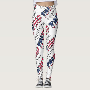 Leggings Vitesse patriotique d'élection de guêtres d'atou