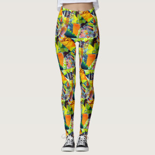 Leggings Vivid Rêves contemporains dans l'armoire d'aquarel