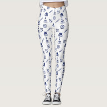 Voile Motif illustratif Marine Bleu+Blanc