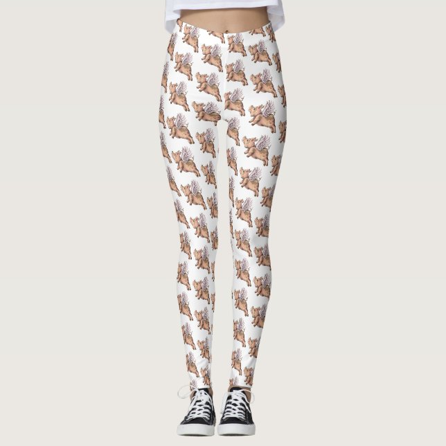 Leggings Voler des porcs (Devant)