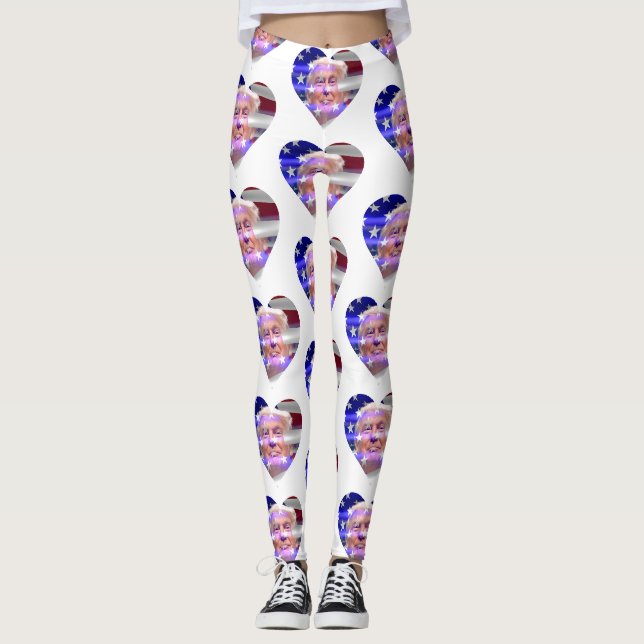 Leggings voter donald trump heart (Devant)