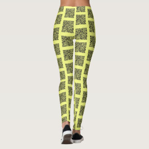 Leggings Votre QR Code Scan Info Collections amusantes Coul