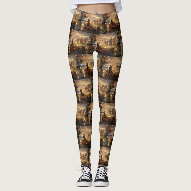 Leggings Voyage de Noël de Malinoi en Belgique (Devant)