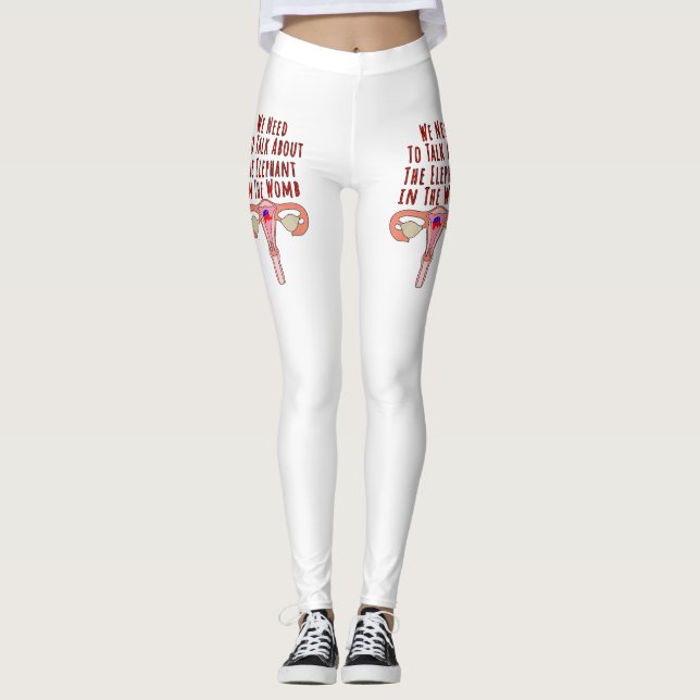 Leggings We Need to Talk About The Elephant In The Womb (Devant)