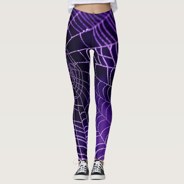 Leggings Web Purple Spider (Devant)