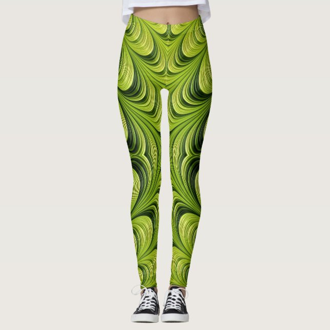 Leggings ~ Weihnachten grün ~ Original (Vorderseite)