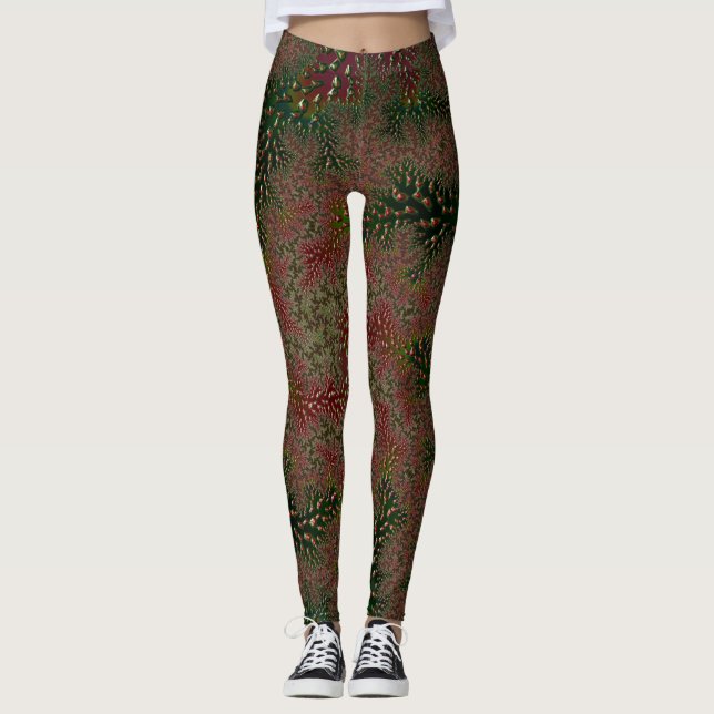 Leggings ~ Weihnachten grün~ Original (Vorderseite)