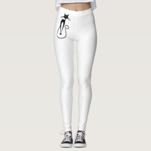 Leggings Whimsical Skinny Chat noir