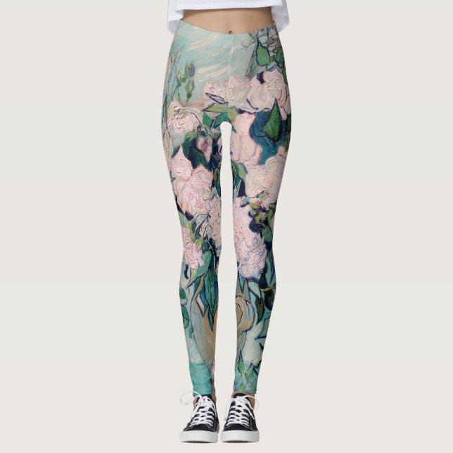 Leggings White Roses-1890-Vincent van Gogh (Devant)