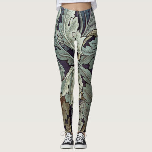 Leggings William Morris Acanthus Feuilles
