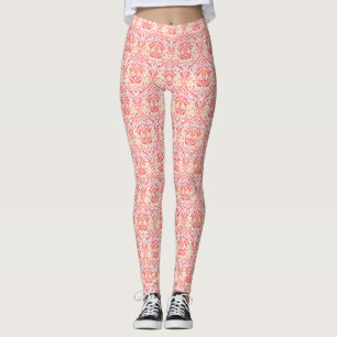 Leggings William Morris Golden Bough Rouge Fleece Blanche