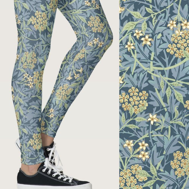 Leggings William Morris Inspired Floral Patterned (Créateur téléchargé)