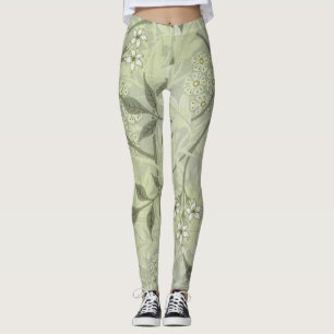 Leggings William Morris Jasmine Botanique Antique Vintage