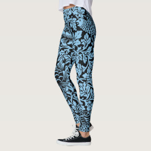 Leggings William Morris Particularités Florales Anénome d'o