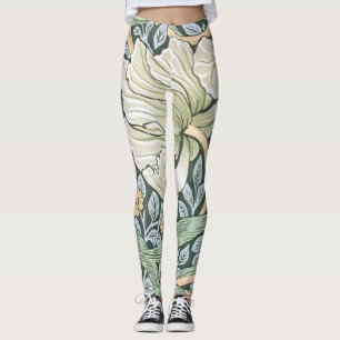 Leggings William Morris Pimpernel Fond d'écran floral